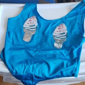 Ice cream blue swim